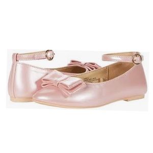 Janie and Jack metallic ballet flata